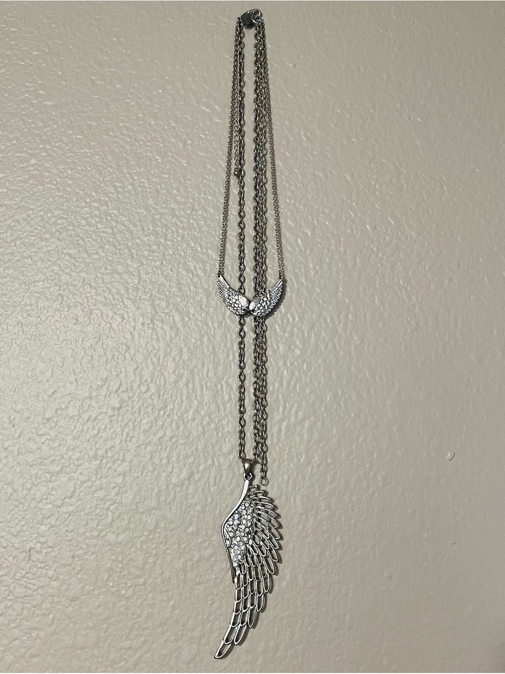 Silver Wing Pendant Necklaces